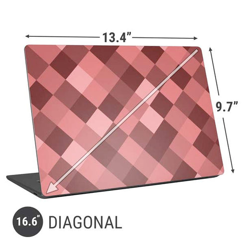 Autumn Red Geometric Universal Laptop 16.6in (13.4 x 9.7in) Skin